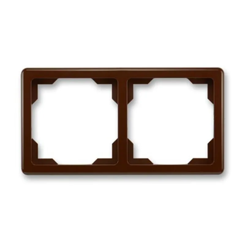 ABB 3901G-A00020 H1, SWING Rámeček dvojnásobný; hnědá Zlevněný
