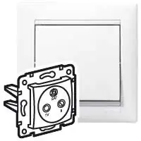 Oblíbený LEGRAND 774435 Valena, bílá zásuvka TV+RD+SAT individuální