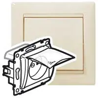 LEGRAND 774121 Valena, béžová zásuvka 2P+T IP44 Novinka
