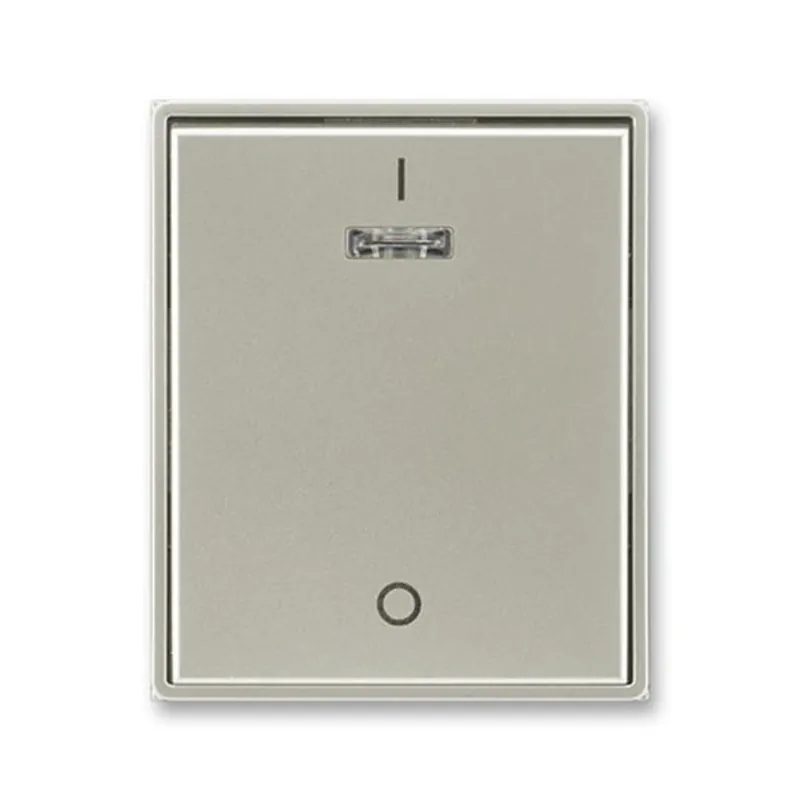 Top Prodej ABB 3558E-A00933 32, TIME Kryt jednoduchý s pot. a čirým pr.; starostříbrná