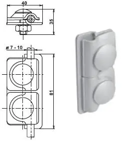 TREMIS VN2025 / SZa N ( nerez ) svorka zkušební Nová Kolekce