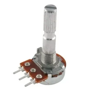 PC1621NK005 potenciometr mono lineární 5k kovový kryt, l=30mm Hromadná Objednávka