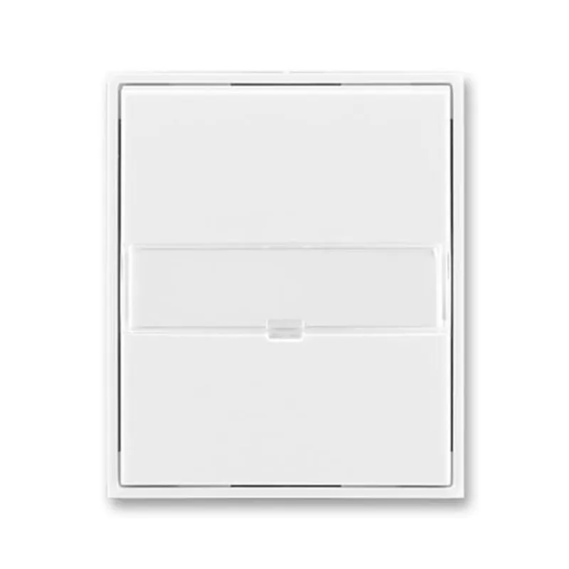 Expresní Doručení ABB 3558E-A00610 03, ELEMENT Kryt spínače jed., s pop.polem, s průz.; bílá/bílá