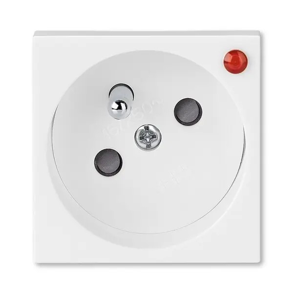 ABB 5595N-C02357 B Zásuvka 45x45, s PO, s opt.sig.,bílá Akční Cena