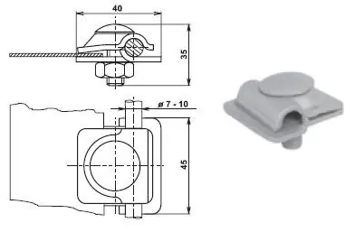 Hit Sezóny TREMIS VN2005 / SUA N ( nerez ) svorka univerzální s jednou příložkou