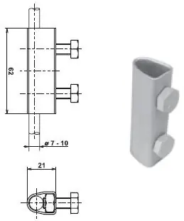 Prémiový TREMIS VN2027 / SZc N ( nerez ) svorka zkušební