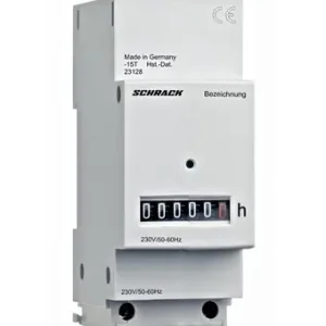 SCHRACK BZ326418-A Počítadlo provozních hodin 230VAC/50Hz,na lištu,kryt svorek Limitovaná Edice