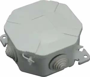 Pouze Dnes SEZ-DK 6455-31 Krabicová rozvodka (acidur ) plastová 5-pólová, klip víčko, šedá *10006513.00