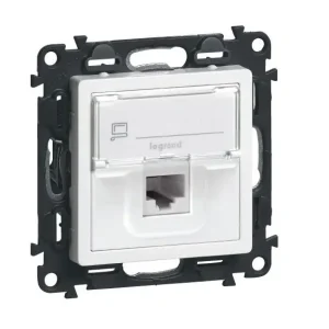 Exkluzivní LEGRAND 75C7UB1 Valena LIFE, datová zásuvka 1xRJ45 CAT6a UTP bílá