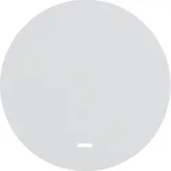 Cenově Výhodný BERKER 16212089 Kolébka s průhlednou čočkou, Berker R.1/R.3, bílá, lesk