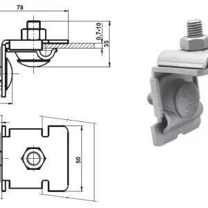 Top Prodej TREMIS VN2013 / SUG N ( nerez ) Svorka falcová - zahnutá
