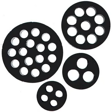 LAPP 53340480 SKINTOP DIX-M 40480 Vícenásobná těsnicí vložka; M 40; Počet kabelových vstupů: 4pc.; Průměr otvoru: 8mm; černá Must-Have