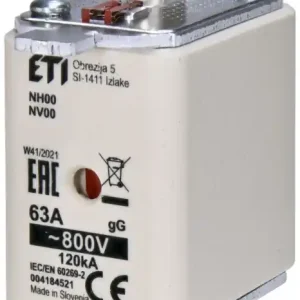 ETI 004184516 Pojistka nožová NH00 gG 25A/800V Moderní