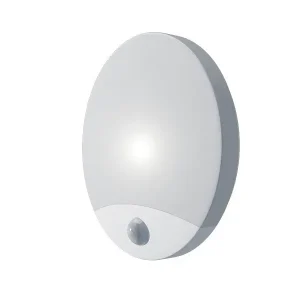 Bezpečná Platba PANLUX PN31300084 OLGA S LED 10W + EM3h přisazené stropní a nástěnné kruhové svítidlo se senzorem a nouzovým modulem 10W