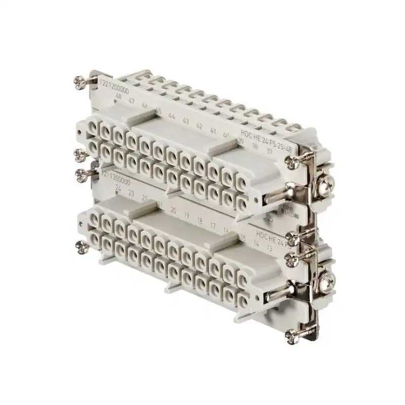 WEIDMÜLLER 1221200000 HDC HE 24 FS 25-48 HDC vložka, zásuvka, 500 V, 16 A, 24p, šroubové připojení Finální Výprodej