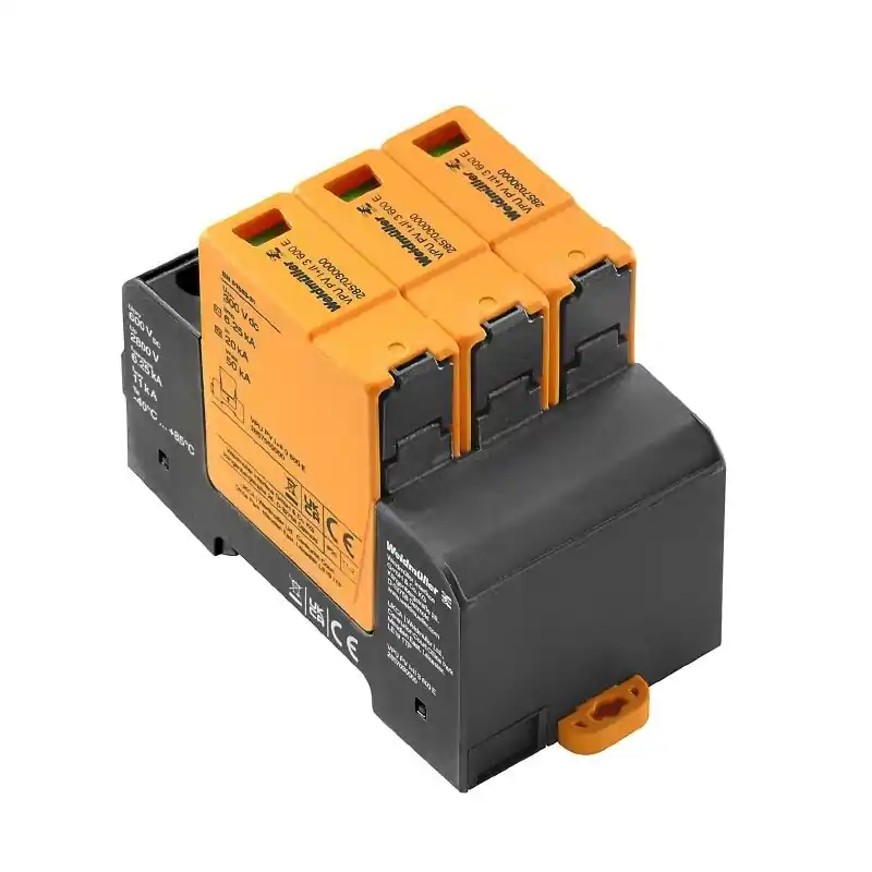 Trendový WEIDMÜLLER 2857030000 VPU PV I+II 3 600 E Přepěťová ochrana pro FVE