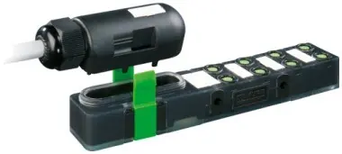 Exkluzivní MURR 8000-88040-3590500 Pasivní rozbočovač Exact8 - 8xM8, 3pin, kabel 5m s koncovkou - PUR, šedý