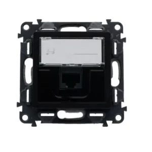 LEGRAND 75C5SC1 Valena LIFE datová zásuvka 1xRJ45 Cat5E STP černá LIN Akční Cena