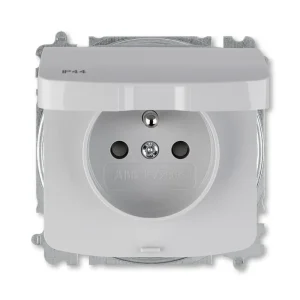Nejprodávanější ABB 6619A-A06997 S, TANGO Zásuvka jednonásobná s ochranným kolíkem, s cl., s víčkem IP44; šedá