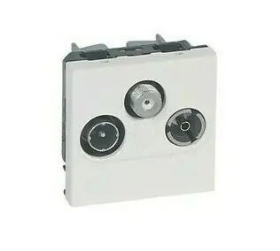 Zlevněný LEGRAND N4210M2DN BTicino zásuvka TV/R/SAT koncová 2M bílá