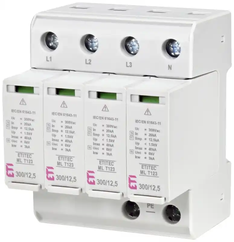 ETI 002440667 ETITEC ML T123 300/12,5 4+0 Svodič přepětí Odeslání Ihned