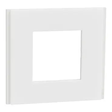 SCHNEIDER NU600279 UNICA Krycí rámeček, Unica Deco Materials, jednonásobný, Translucent white Nakupujte Hned