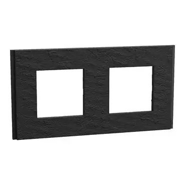 SCHNEIDER NU600477 UNICA Krycí rámeček, Unica Deco Materials, dvojnásobný, Slate Odeslání Ihned