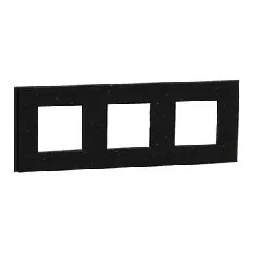 Exkluzivní SCHNEIDER NU600674 UNICA Krycí rámeček, Unica Deco Materials, trojnásobný, Chipped wood