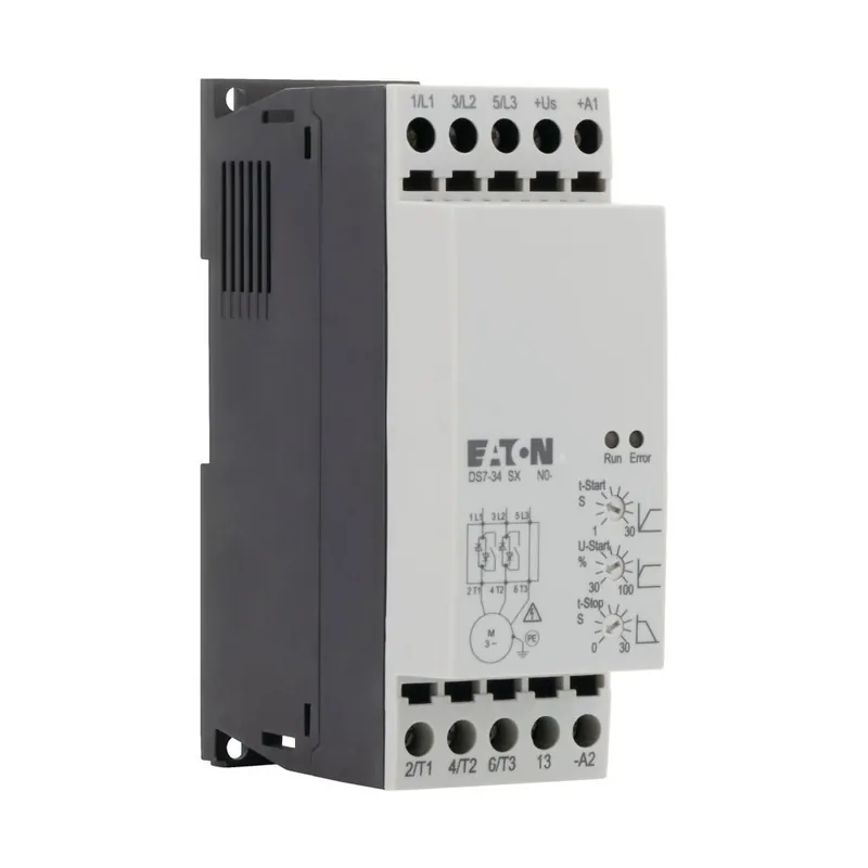 EATON 134929 DS7-342SX012N0-N Softstartér, integr. bypass, ovl. 110/230V AC; 5,5kW při 400V, 50Hz, Ie=12A Akční Nabídka