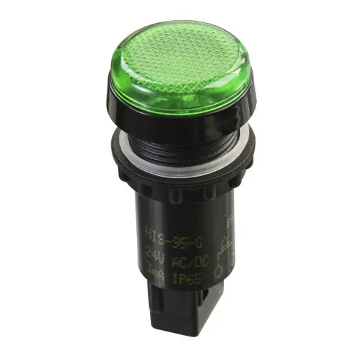 ELECO 215487 HIS-95 G/W  24DC Indikační signálka / zelená - bílá Expresní Doručení