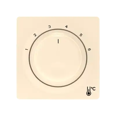ABB 3292G-A00300 C1 SWING Kryt termostatu prostorového s otočným ovládáním, s upevňovací maticí; krémová Pouze Dnes