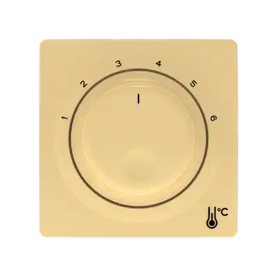 ABB 3292G-A00300 D1 SWING Kryt termostatu prostorového s otočným ovládáním, s upevňovací maticí; béžová Pouze Dnes