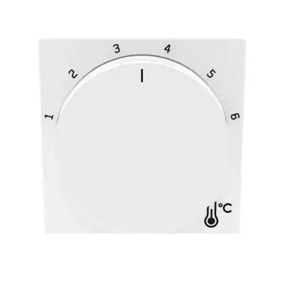 Speciální Cena ABB 3292H-A00300 03 LEVIT Kryt termostatu prostorového s otočným ovládáním, s upevňovací maticí; bílá/bílá