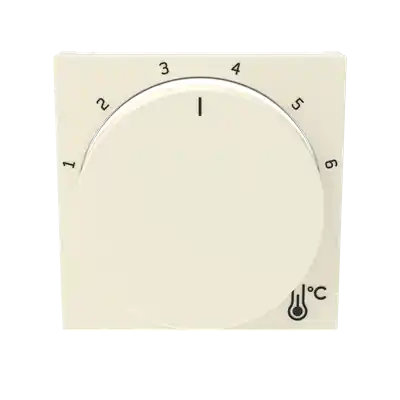 ABB 3292H-A00300 17 LEVIT Kryt termostatu prostorového s otočným ovládáním, s upevňovací maticí; slonová kost/bílá Ihned K Objednání