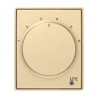 ABB 3292E-A00300 33 TIME Kryt termostatu prostorového s otočným ovládáním, s upevňovací maticí; šampaňská Nízká Cena