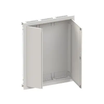 Speciální Cena ABB ELSYNN CU36 Zapuštěná oceloplechová nevybavená rozvodnice s dvířky 6 řadá (216 modulů) IP30/IK09 bílá *2CPX052643R9999