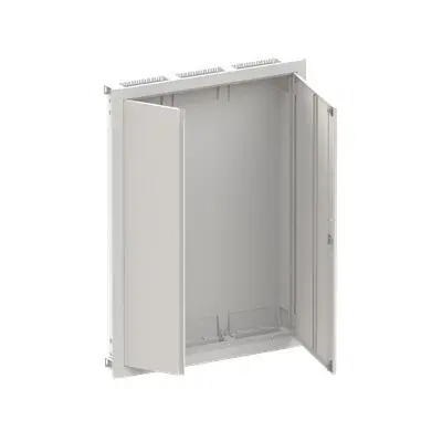 ABB ELSYNN CU37 Zapuštěná oceloplechová nevybavená rozvodnice s dvířky 7 řadá (252 modulů) IP30/IK09 bílá *2CPX052644R9999 Omezená Nabídka