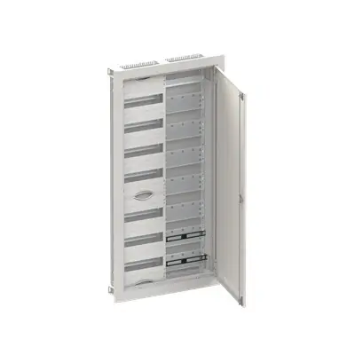 ABB ELSYNN CU27VML Zapuštěná oceloplechová multimediální rozvodnice s dvířky 7 řadá (84 modulů) 1 přístroje 1 multimédia IP30/IK09 bílá *2CPX052674R9999 Akční Nabídka