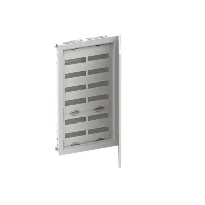Originální ABB ELSYNN CU26VD Zapuštěná oceloplechová rozvodnice s designem dveří "Obrazová vložka" s dvířky 6 řadá (144 modulů) IP30/IK09 bílá *2CPX052689R9999