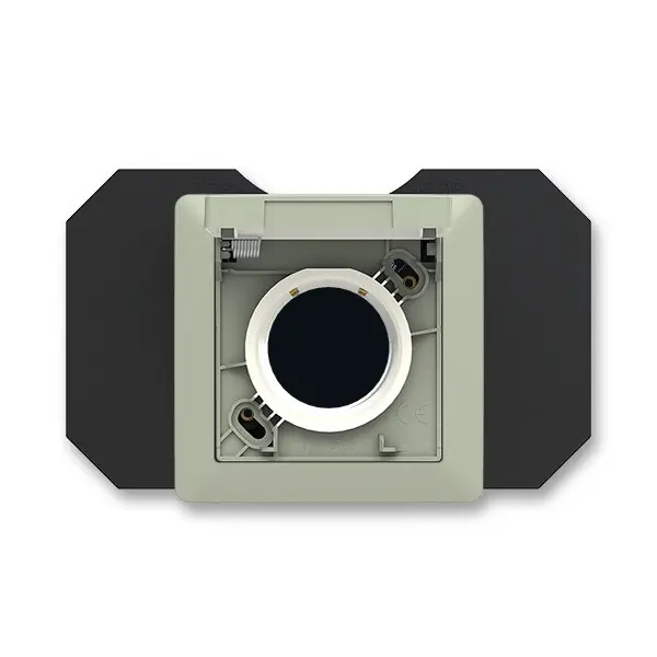 Levný ABB 5530T-C67107 143 ZONI Zásuvka centrálního vysávání, se základnou a rámečkem; olivová / bílá