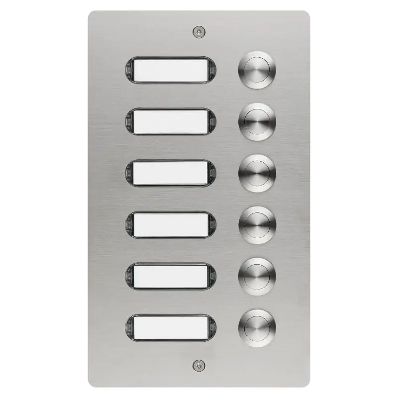 GROTHE 55506 Tlačítka ETA 506 V2A AP, 6  kontaktů, na omítku Výhodná Nabídka