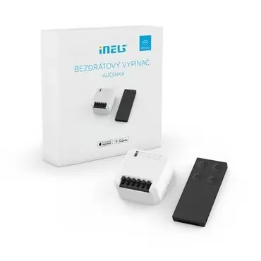 ELKO-EP 8458 CZ WSK-14-B Bezdrátový vypínač RFSAI-11B-SL a klíčenka B CZ Akční Nabídka