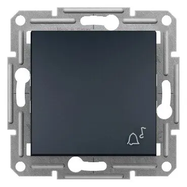 SCHNEIDER EPH0800171 ASFORA Ovládač tlačítkový 1/0 bezšroubový, symbol zvonek, antracit Akční Nabídka