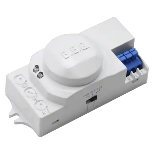 Celosvětová Doprava LUXOMAT 94417 HF-MD1 ESL Pohybový mikrovlnný senzor 230V/AC 1200W IP20 pro použití se zářivkami