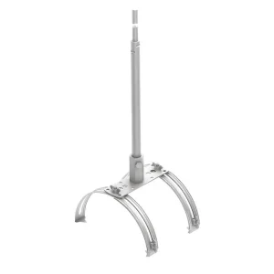 Garance Vrácení Peněz OBO BETTERMANN 5403330 F-FIX-132 Držák jímací tyče, pro hřebenáče, 1m, Nerez ocel, materiál 1.4307, A2, 1.4301