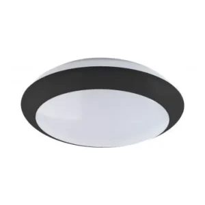 Akční Cena PANLUX PN32300026 ZEUS LED S přisazené stropní a nástěnné kruhové svítidlo 16W IP66, radar senzor, černá