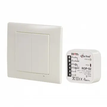 Novinka ZAMEL RZB-04 Sada bezdrátového ovládání světla, 2-kanálové