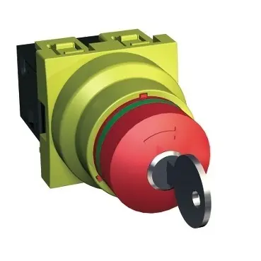 Cenově Výhodný SCHNEIDER ALB45032 Tlačítko nouzové na klíč, řazení 1, 10A červeno/žlutá