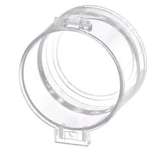SIEMENS 3SU1900-0DA70-0AA0 Plombovatelná krytka pro tlačítko, ploché, 22mm, čirá Časově Omezené