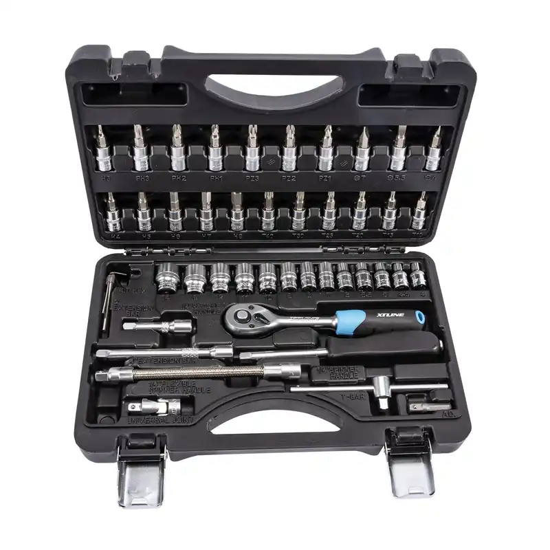 Nakupujte Hned XTLINE XT40046 Sada hlavic 1/4" (sada=46ks)